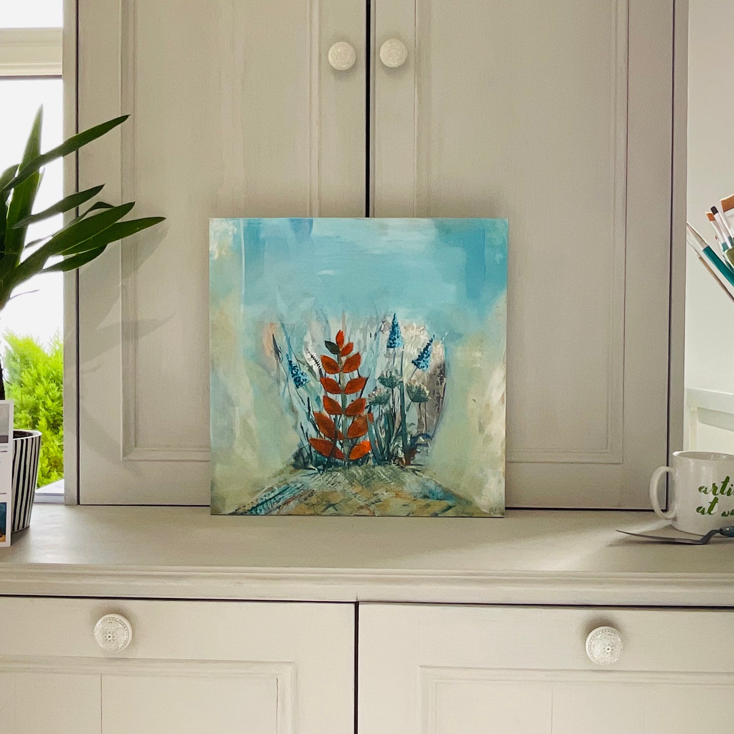 ‘Delphinium Botanical’ Still Life