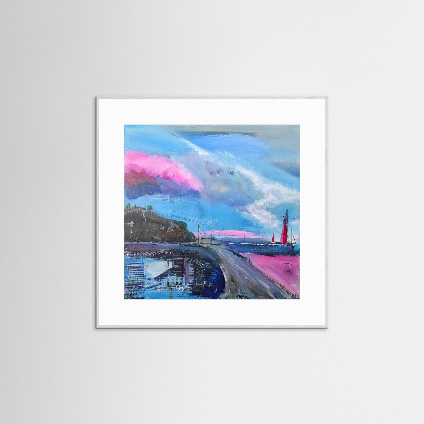 Sail Away in Reflection - Fine art print