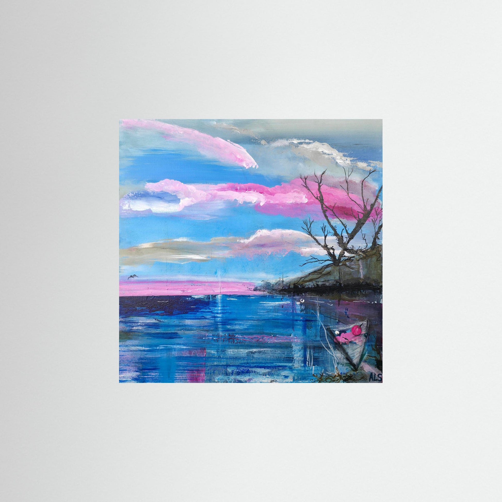 Cote Rose - Fine art paper print