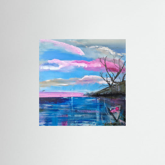 Cote Rose - Fine art paper print