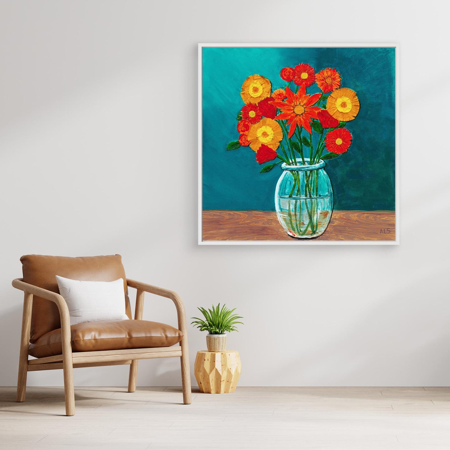‘Blooming Lovely’ Still Life - Canvas print