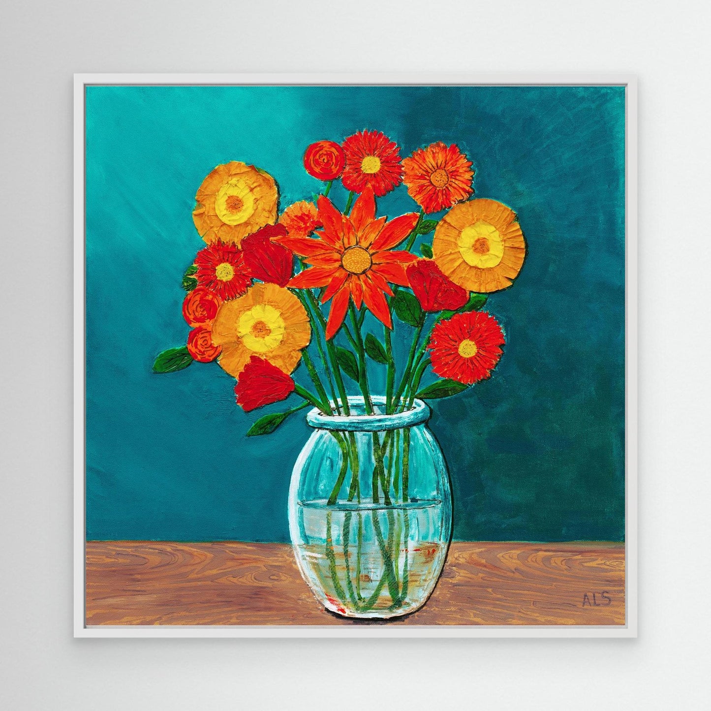 ‘Blooming Lovely’ Still Life - Canvas print
