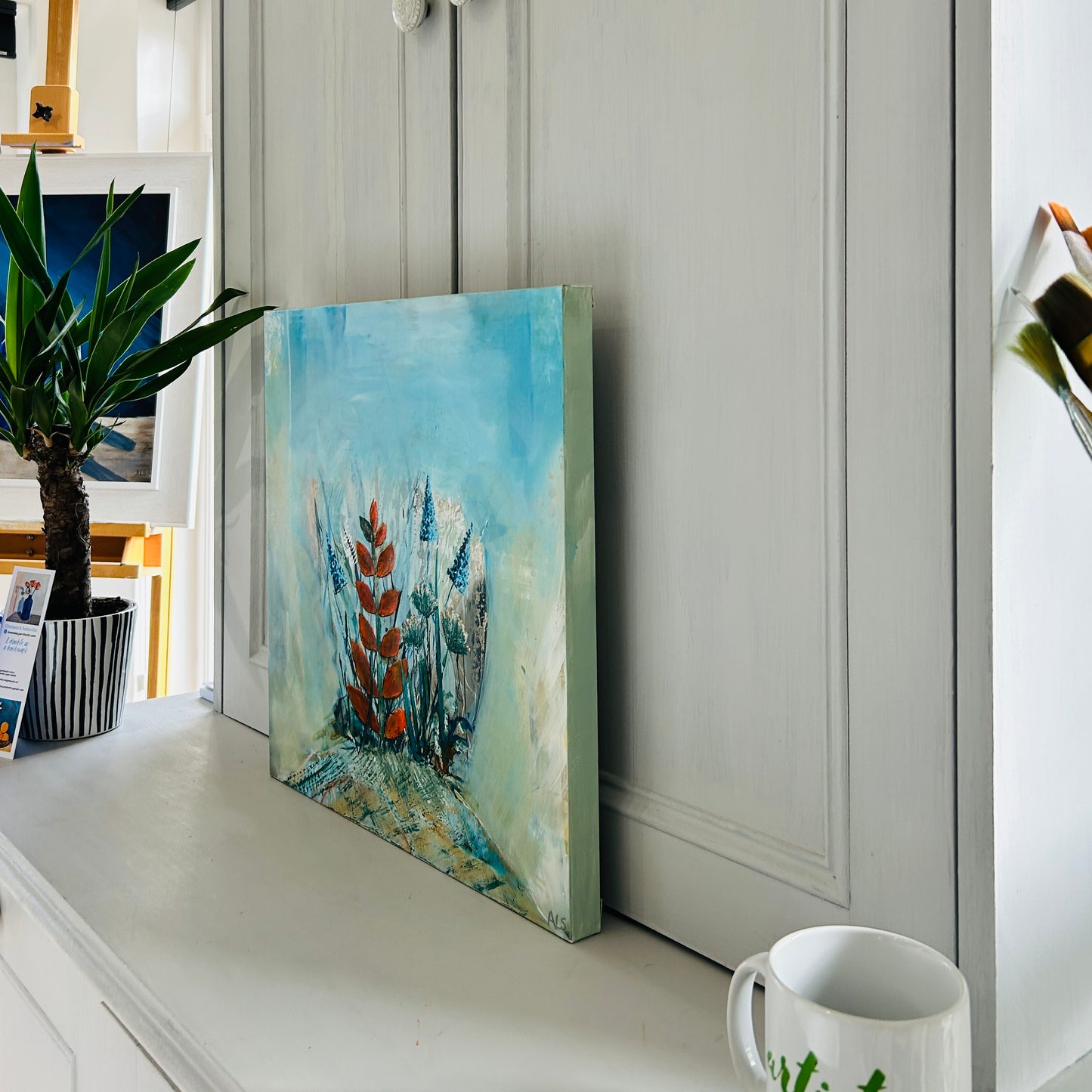 ‘Delphinium Botanical’ Still Life