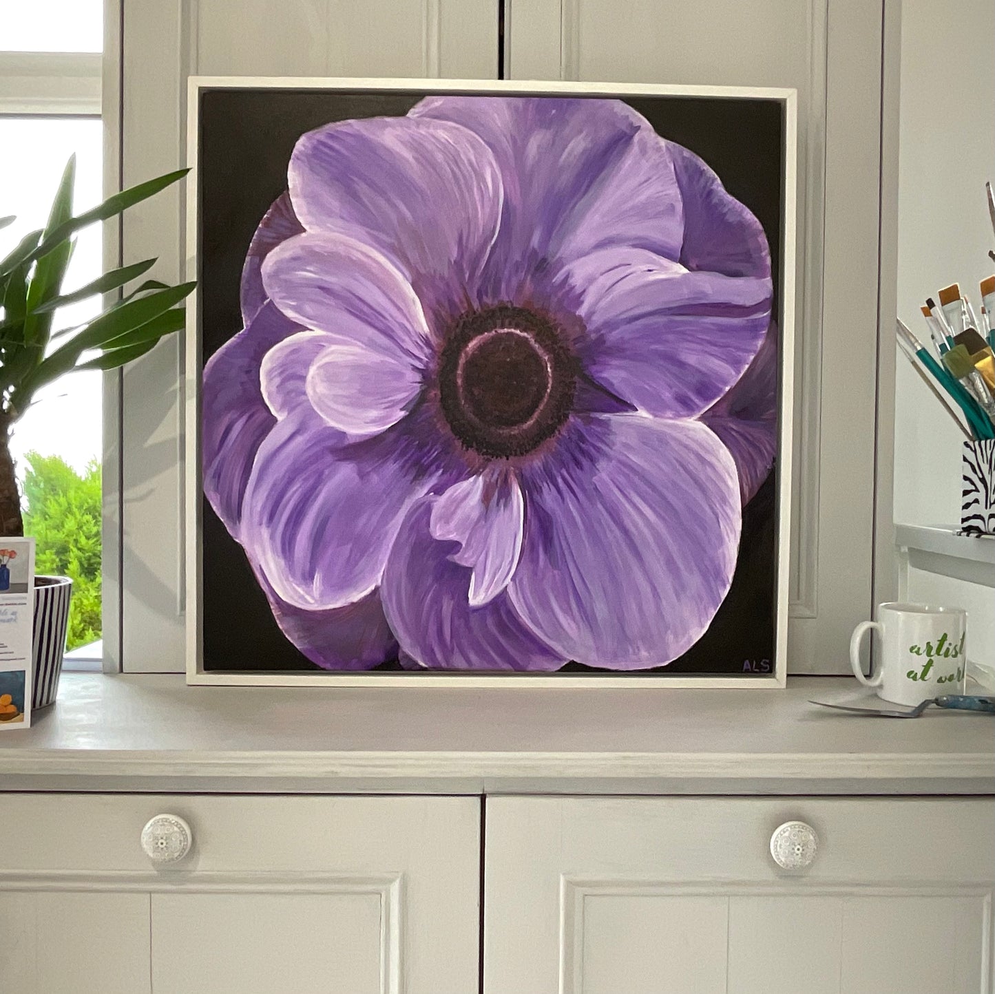 ‘Purple Anemone’ Floral