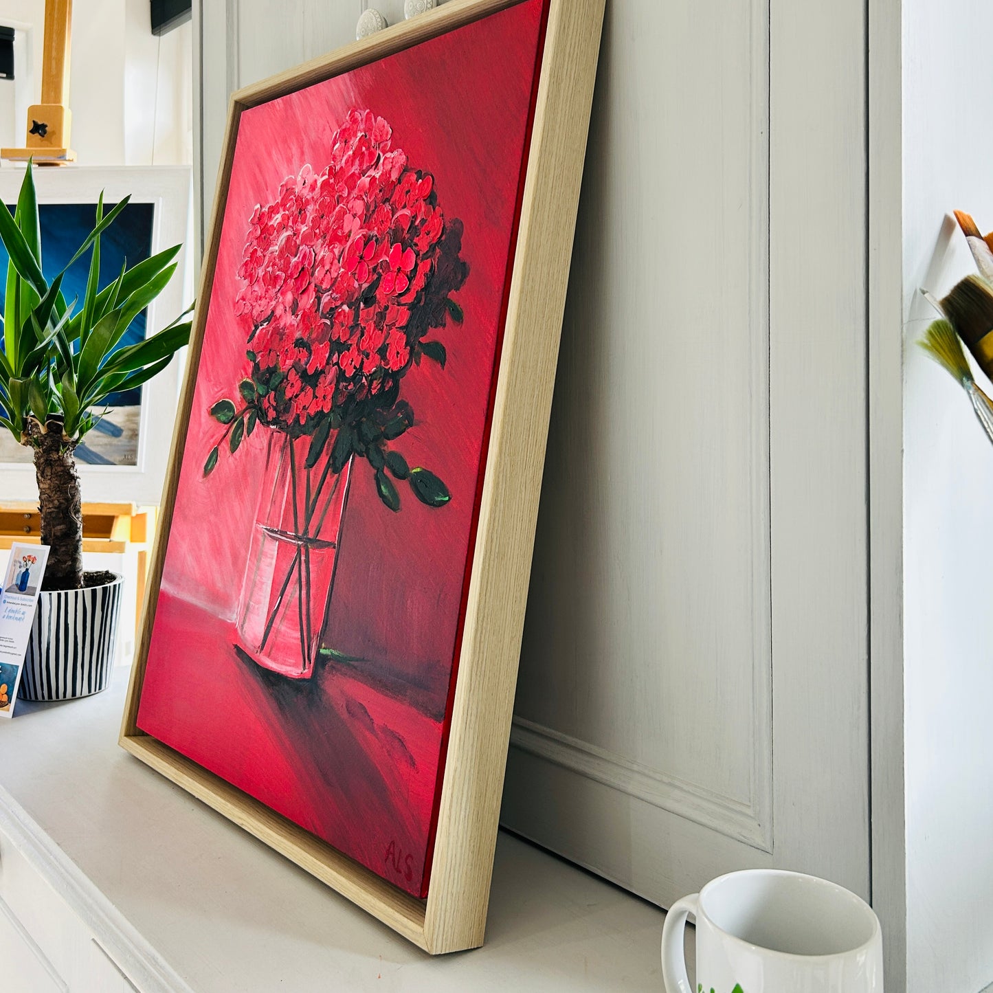 ‘Viva Magenta Flowers’ Still Life