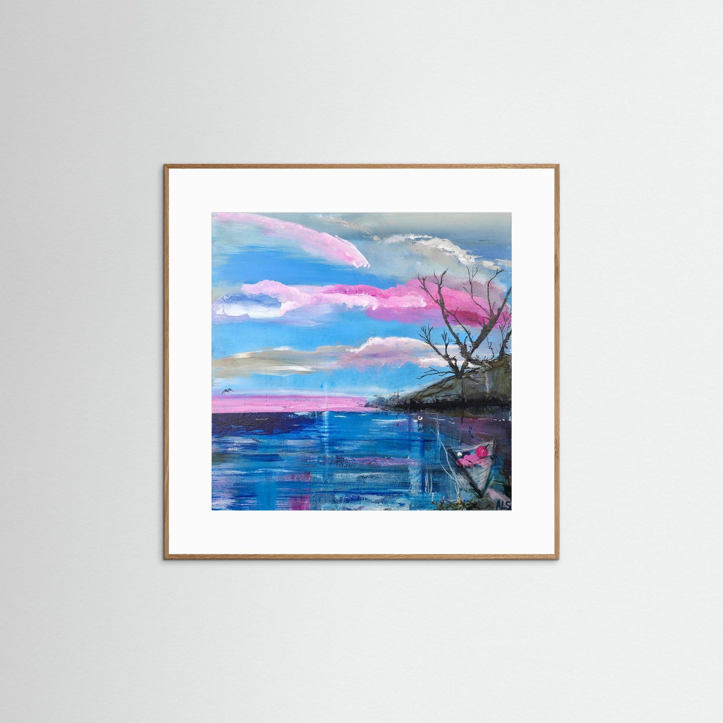 Cote Rose - Fine art paper print