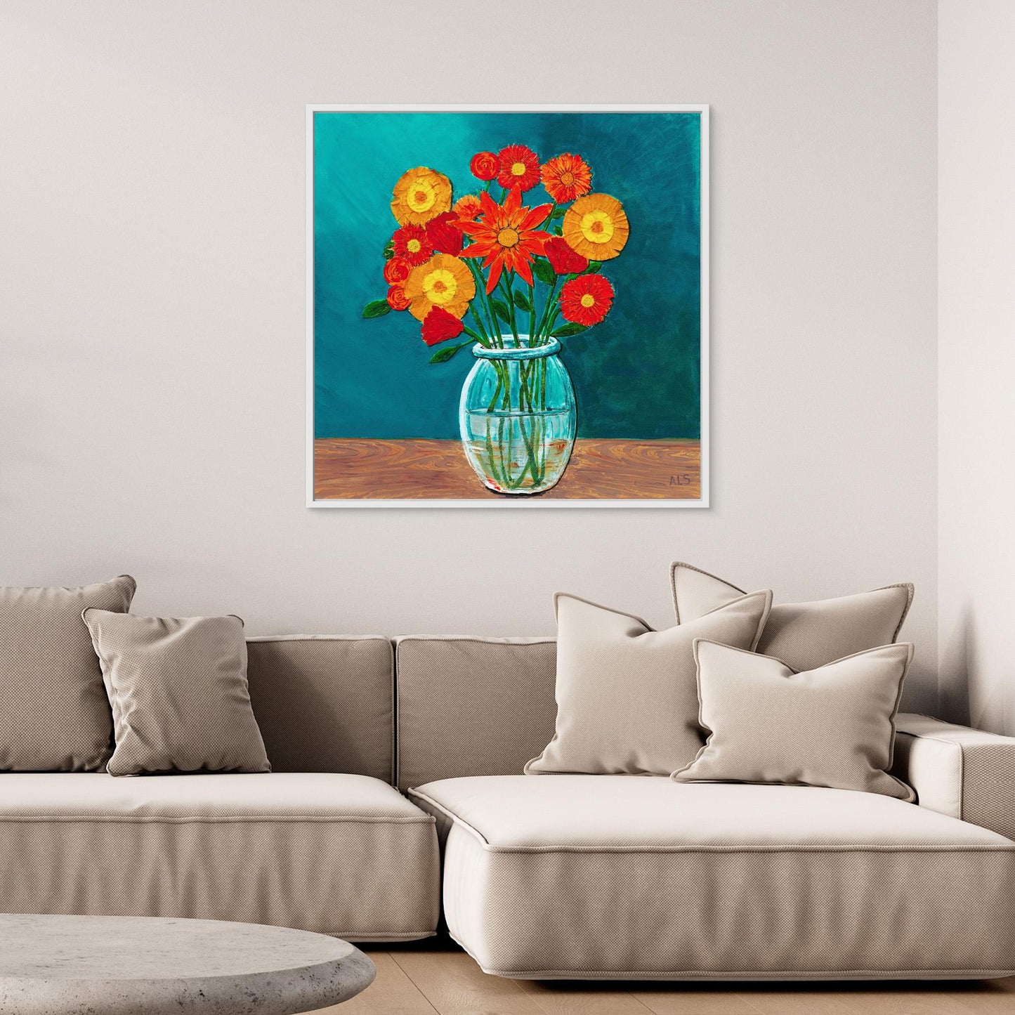 ‘Blooming Lovely’ Still Life - Canvas print