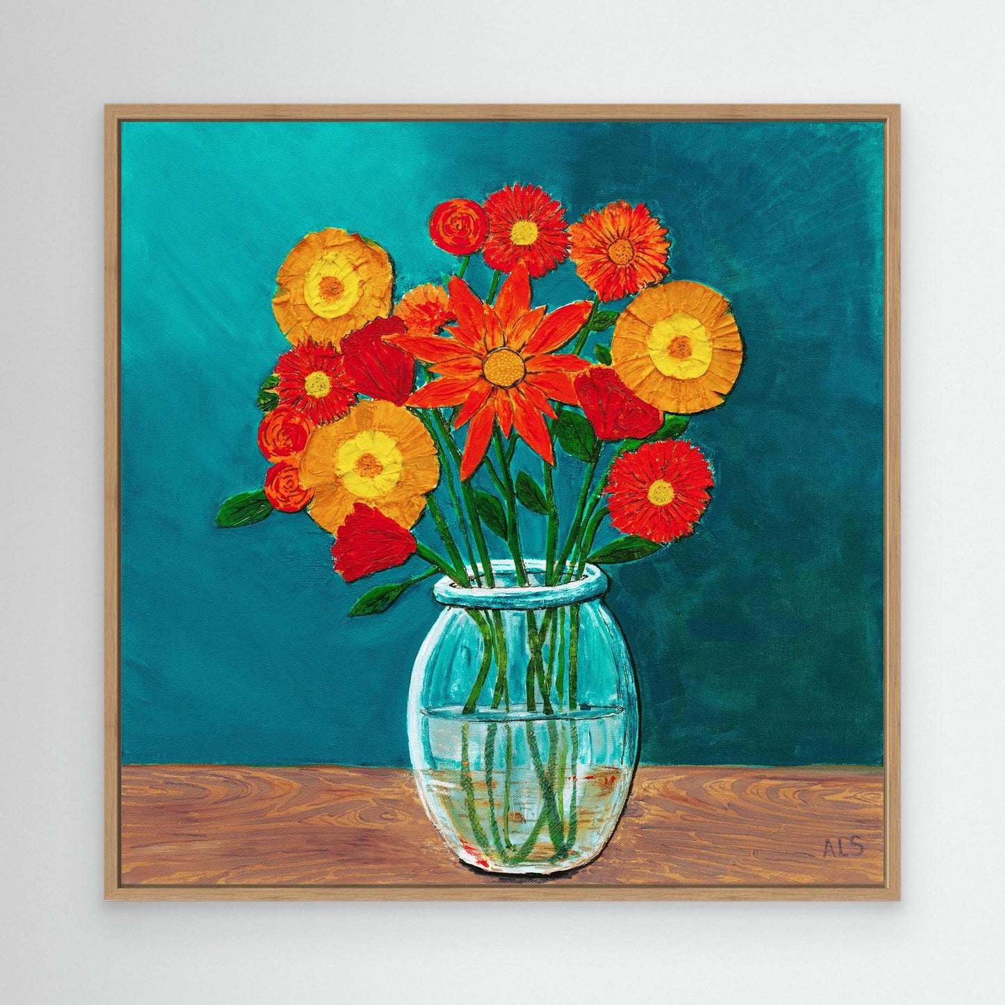 ‘Blooming Lovely’ Still Life - Canvas print