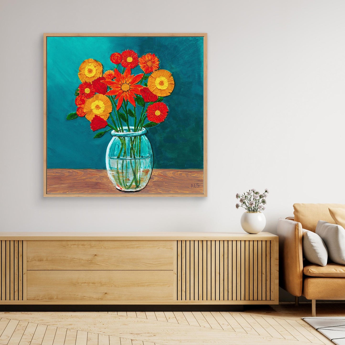 ‘Blooming Lovely’ Still Life - Canvas print