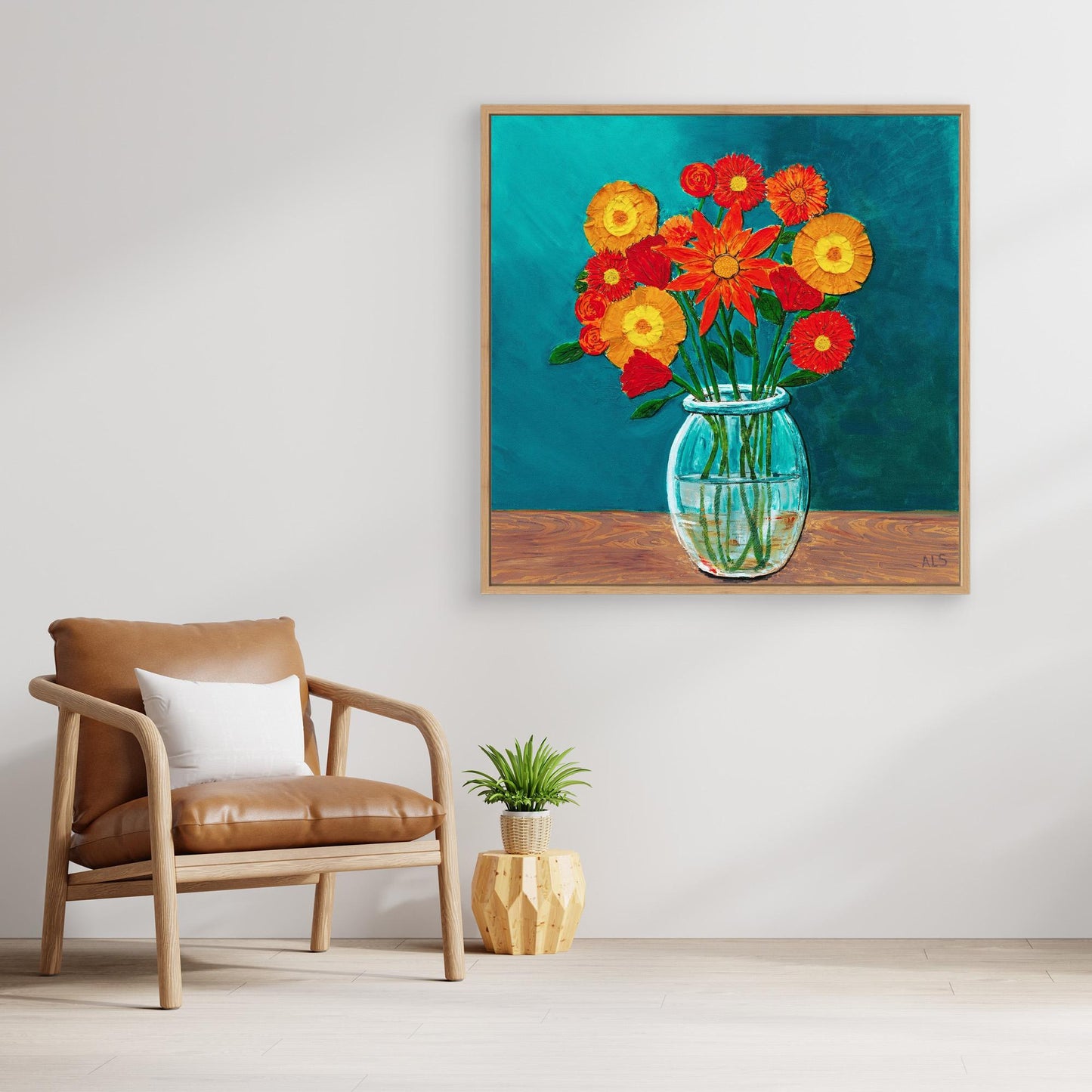 ‘Blooming Lovely’ Still Life - Canvas print