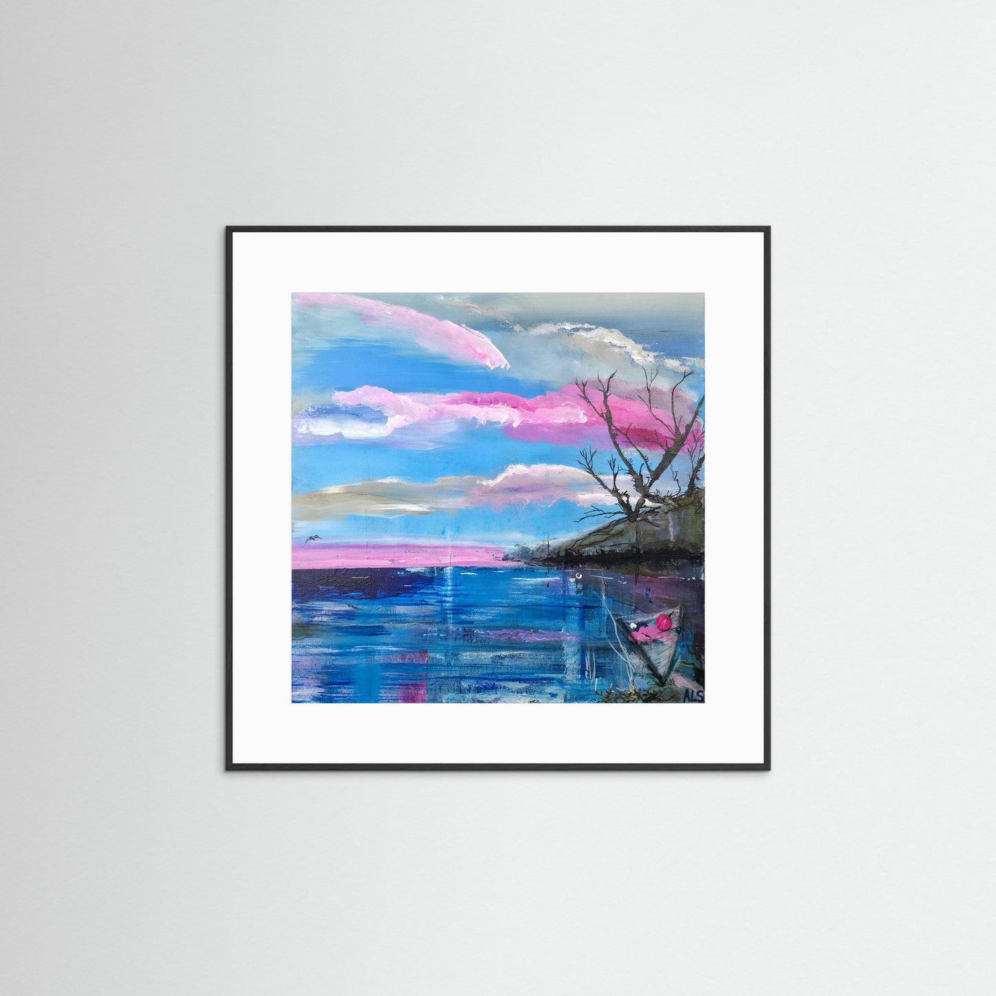 Cote Rose - Fine art paper print