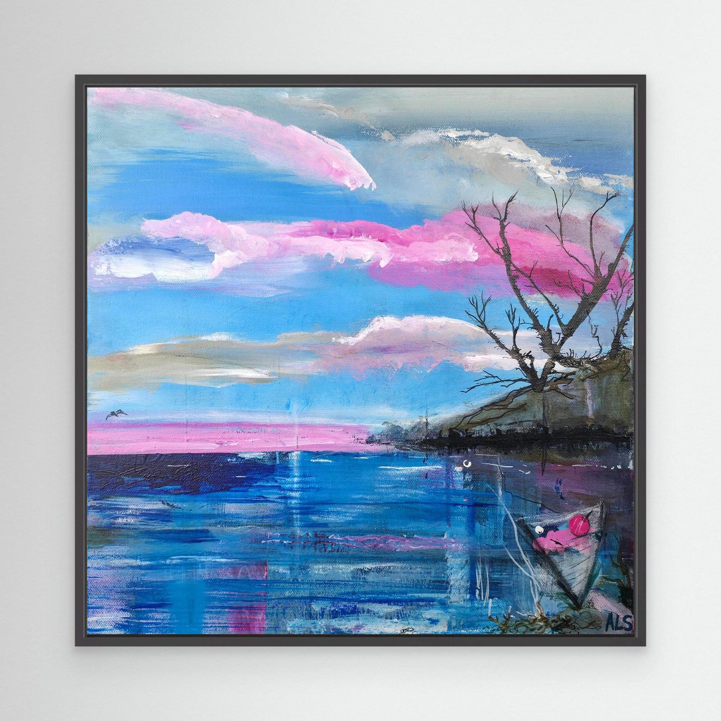 Cote Rose - Canvas print