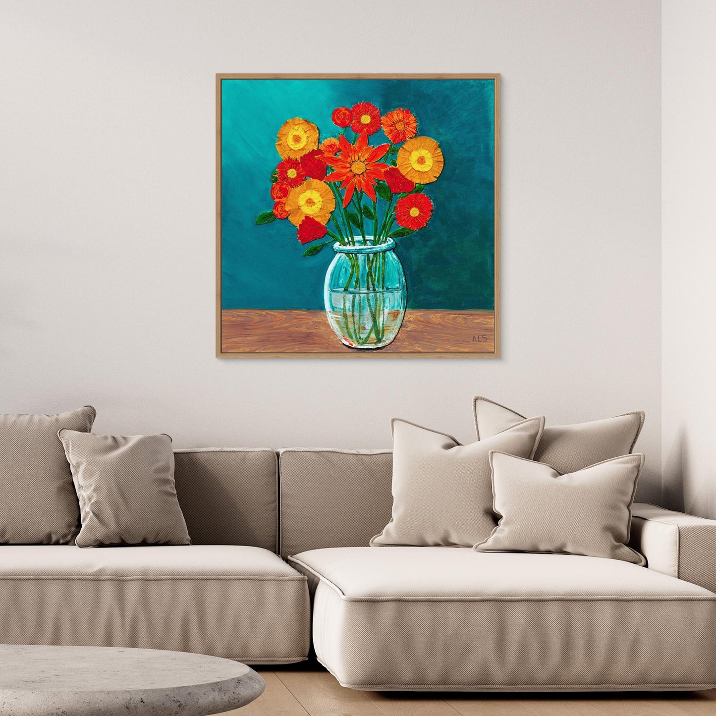 ‘Blooming Lovely’ Still Life - Canvas print