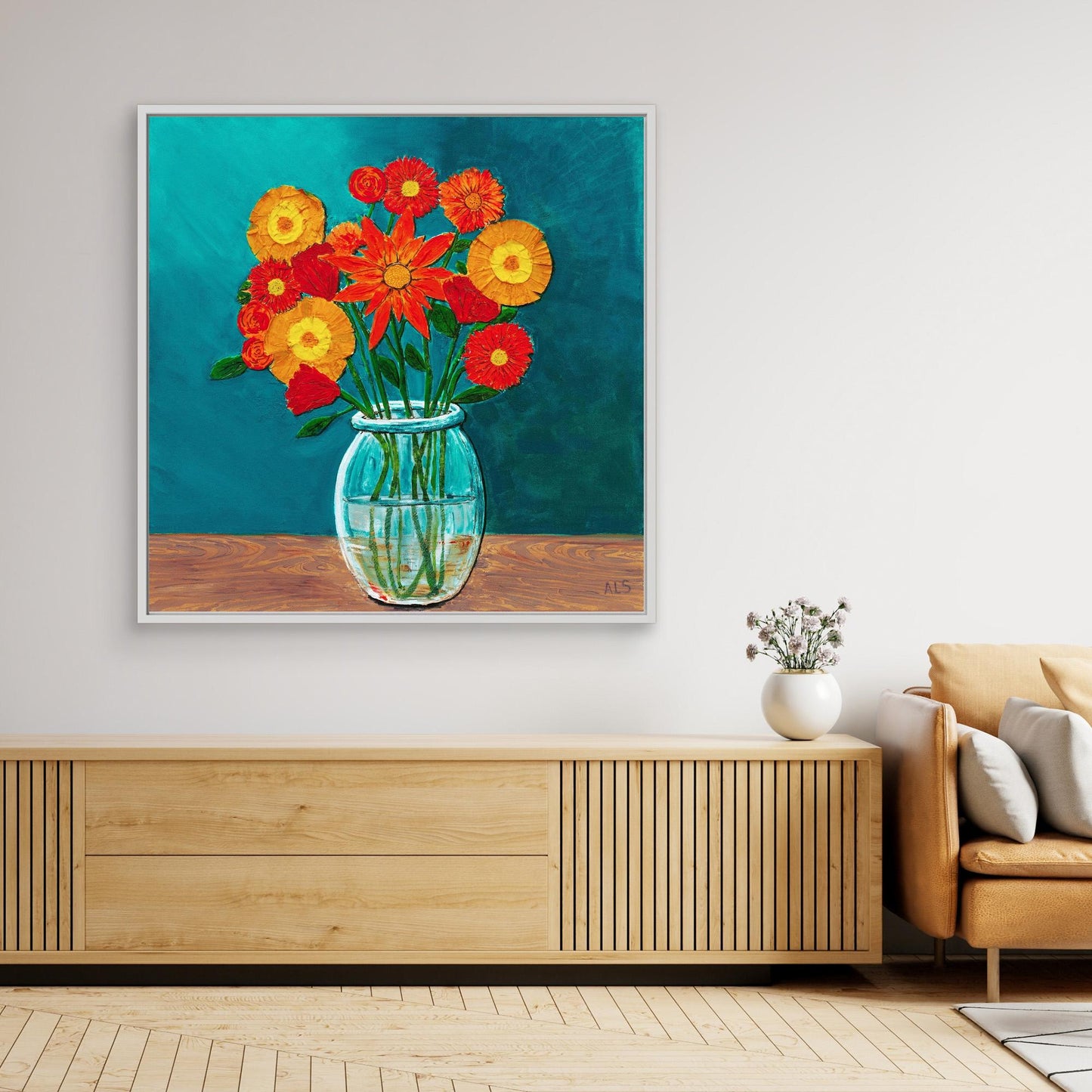 ‘Blooming Lovely’ Still Life - Canvas print