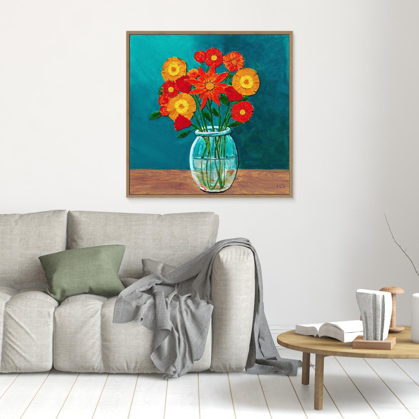 ‘Blooming Lovely’ Still Life - Canvas print