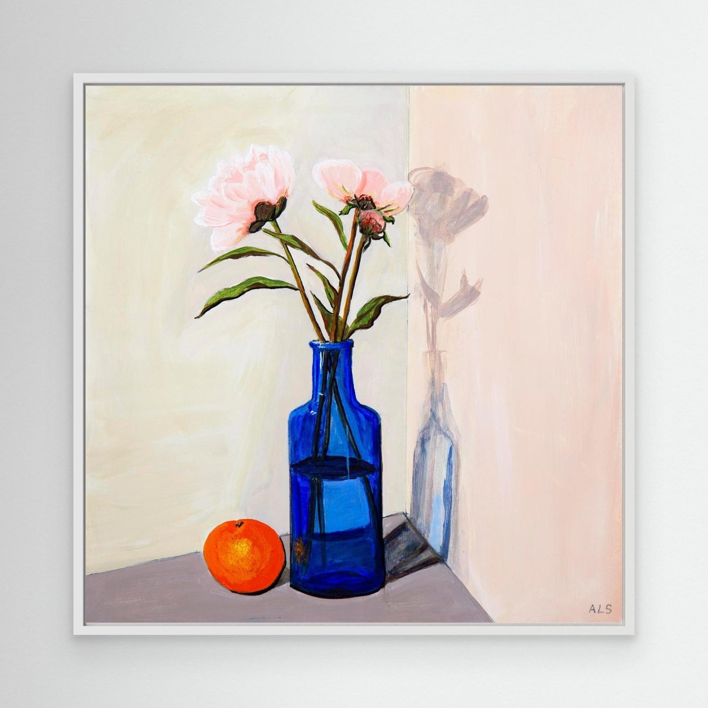 ‘Umbra Play’ Floral Still Life - Canvas Print