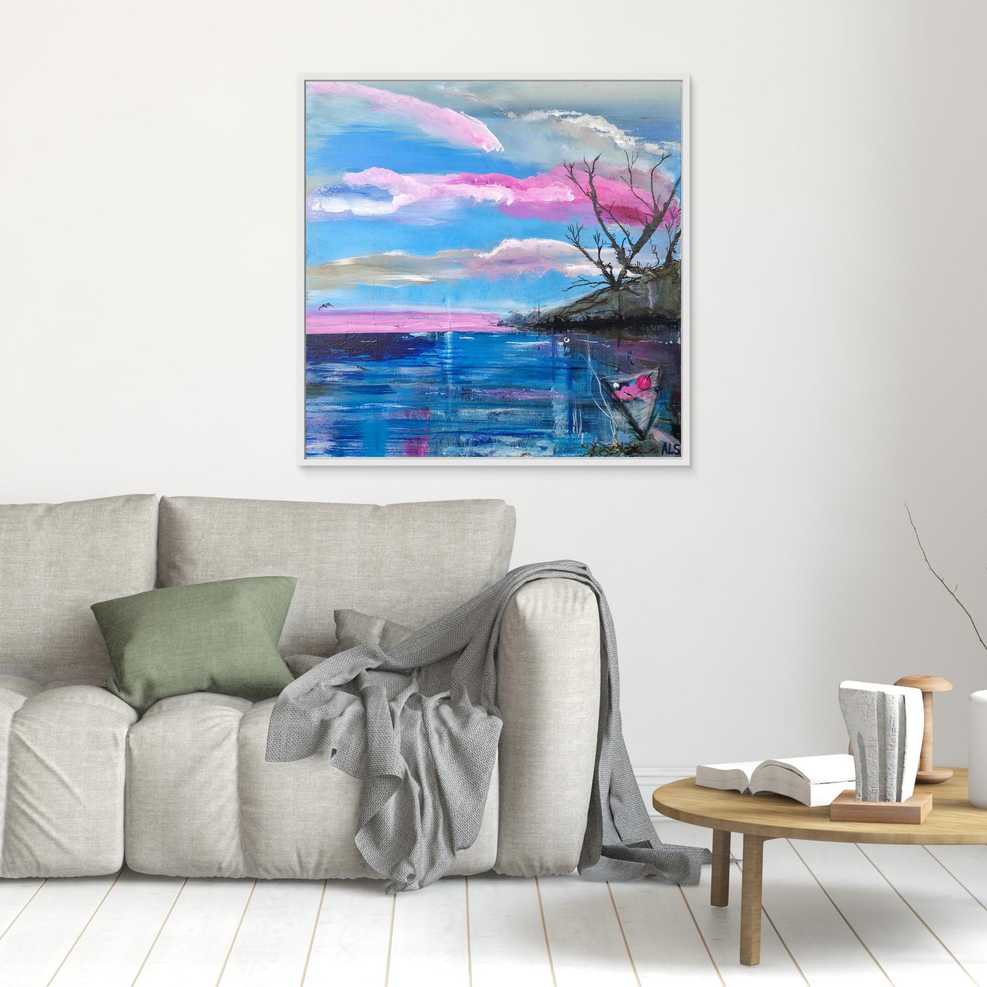 Cote Rose - Canvas print